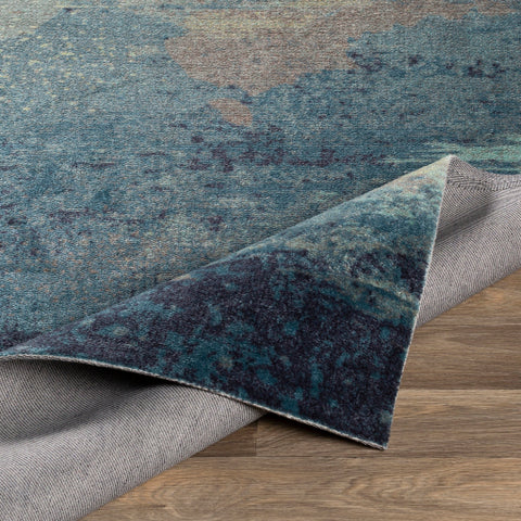 Image of Surya Felicity Modern Sky Blue, Aqua, Navy, Medium Gray, Khaki Rugs FCT-8000