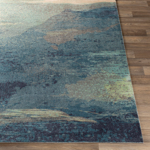 Image of Surya Felicity Modern Sky Blue, Aqua, Navy, Medium Gray, Khaki Rugs FCT-8000