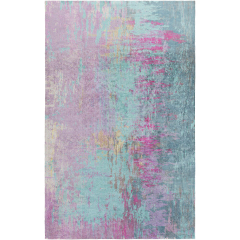 Image of Surya Felicity Modern Bright Purple, Teal, Bright Pink, Tan, Aqua Rugs FCT-8003