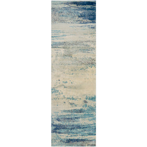 Surya Felicity Modern Denim, Light Gray, Aqua, Cream, Taupe Rugs FCT-8007