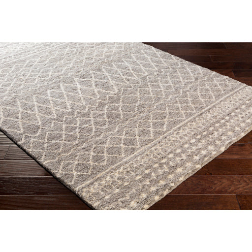 Surya Fez Global Taupe, Dark Brown, Cream Rugs FEZ-2300