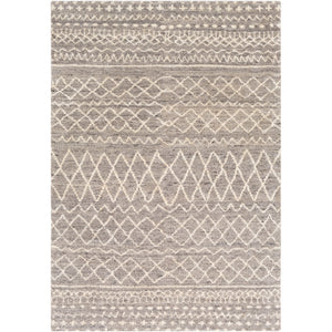 Surya Fez Global Taupe, Dark Brown, Cream Rugs FEZ-2300