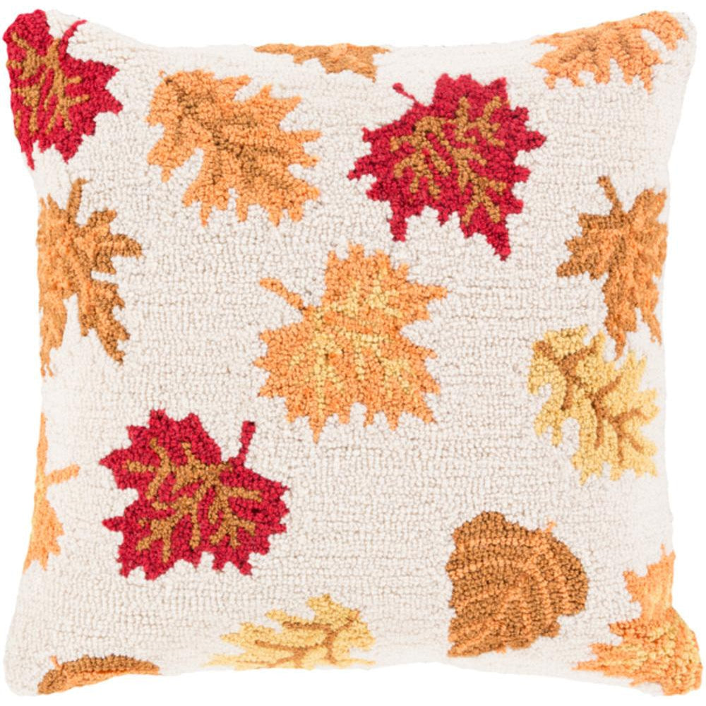 Surya Fall Harvest Transitional Beige, Burnt Orange, Dark Red, Saffron Pillow Kit FHI-005-Wanderlust Rugs