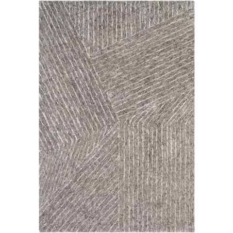 Image of Surya Falcon Modern Camel, White, Dark Brown, Taupe Rugs FLC-8003