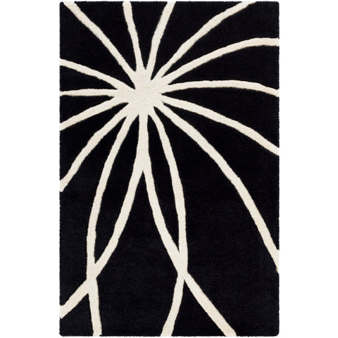 Image of Surya Forum Modern Black, Cream Rugs FM-7072