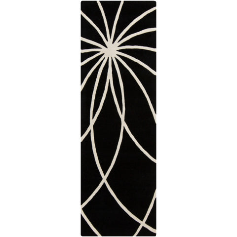 Image of Surya Forum Modern Black, Cream Rugs FM-7072