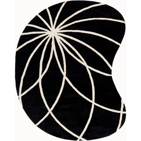 Image of Surya Forum Modern Black, Cream Rugs FM-7072