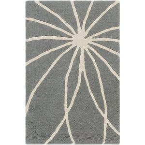 Surya Forum Modern Charcoal, Cream Rugs FM-7173