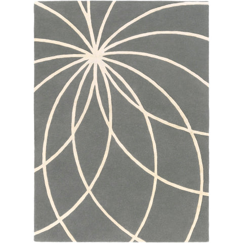 Image of Surya Forum Modern Charcoal, Cream Rugs FM-7173