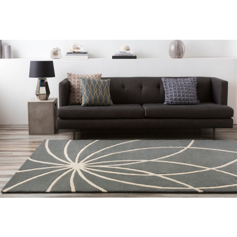 Image of Surya Forum Modern Charcoal, Cream Rugs FM-7173