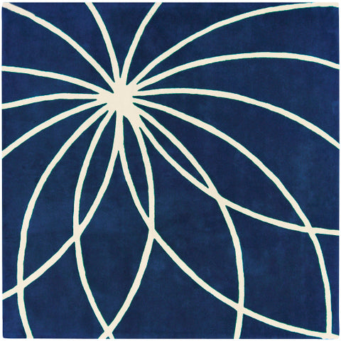 Image of Surya Forum Modern Dark Blue, Cream Rugs FM-7186