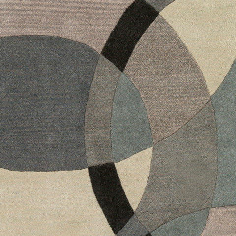 Image of Surya Forum Modern Khaki, Denim, Charcoal, Black, Taupe, Medium Gray Rugs FM-7193