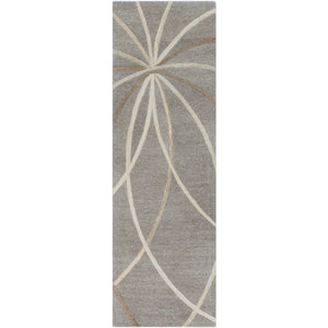 Surya Forum Modern Medium Gray, Cream, Camel, Light Gray Rugs FM-7217