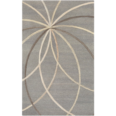 Image of Surya Forum Modern Medium Gray, Cream, Camel, Light Gray Rugs FM-7217