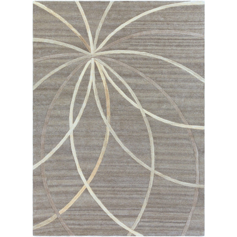 Image of Surya Forum Modern Medium Gray, Cream, Camel, Light Gray Rugs FM-7217