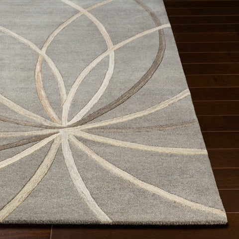 Image of Surya Forum Modern Medium Gray, Cream, Camel, Light Gray Rugs FM-7217