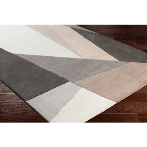 Image of Surya Forum Modern Charcoal, Light Gray, Khaki, Camel, Cream, Taupe Rugs FM-7225