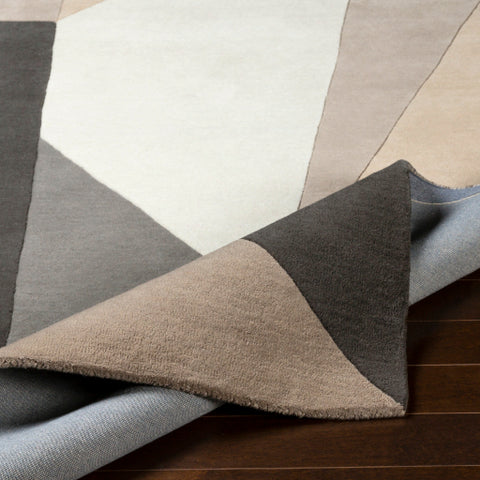 Image of Surya Forum Modern Charcoal, Light Gray, Khaki, Camel, Cream, Taupe Rugs FM-7225