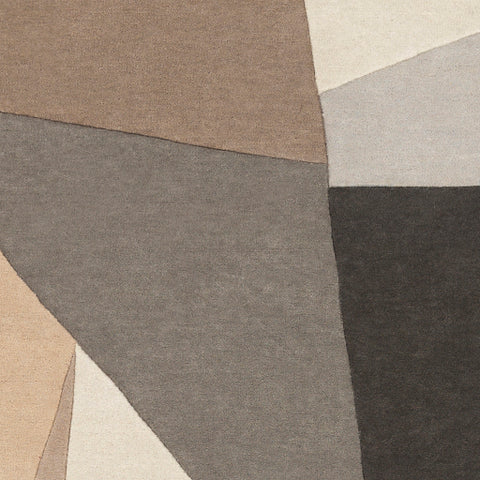 Image of Surya Forum Modern Charcoal, Light Gray, Khaki, Camel, Cream, Taupe Rugs FM-7225