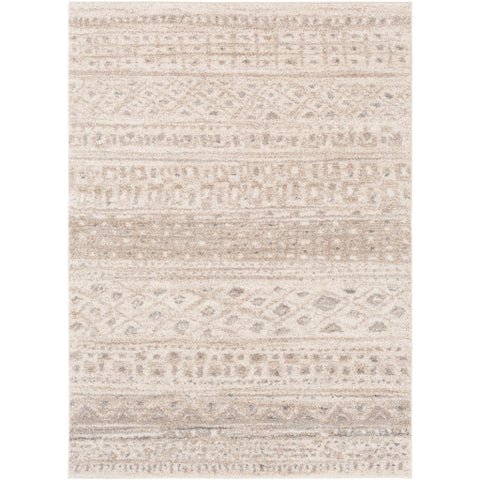 Image of Surya Fowler Global Light Gray, Ivory, Medium Gray Rugs FOW-1003