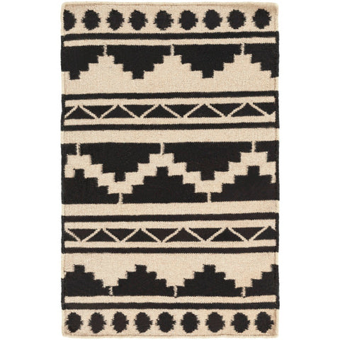 Image of Surya Frontier Rustic Taupe, Black Rugs FT-431