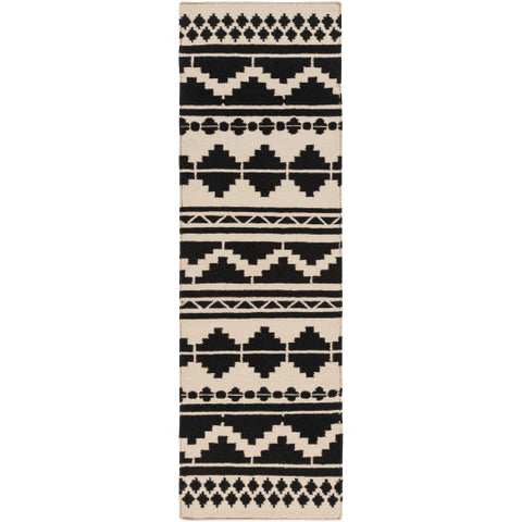 Image of Surya Frontier Rustic Taupe, Black Rugs FT-431