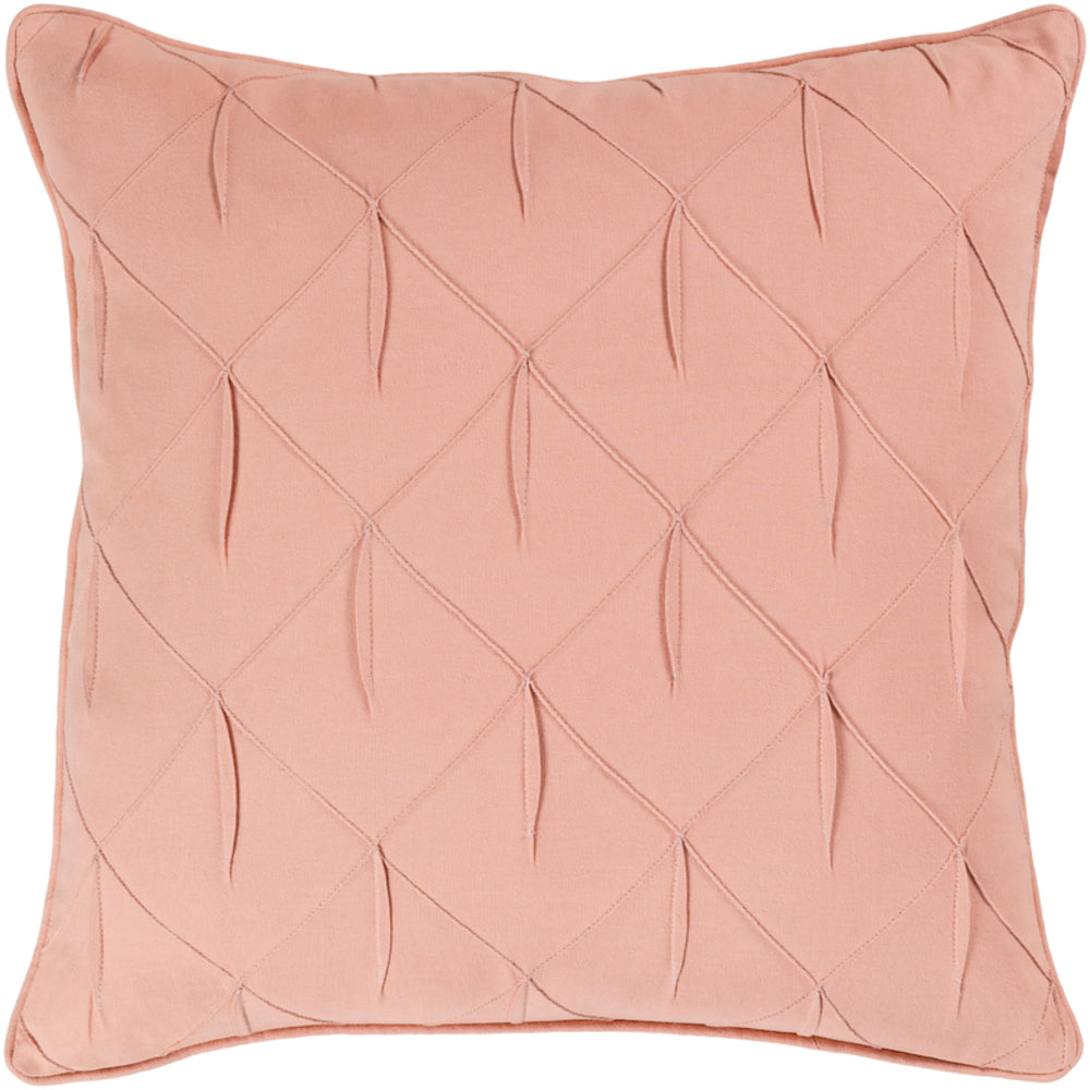 Surya Gretchen Texture Pale Pink Pillow Cover GCH-001-Wanderlust Rugs