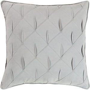 Surya Gretchen Texture Light Gray Pillow Cover GCH-003-Wanderlust Rugs