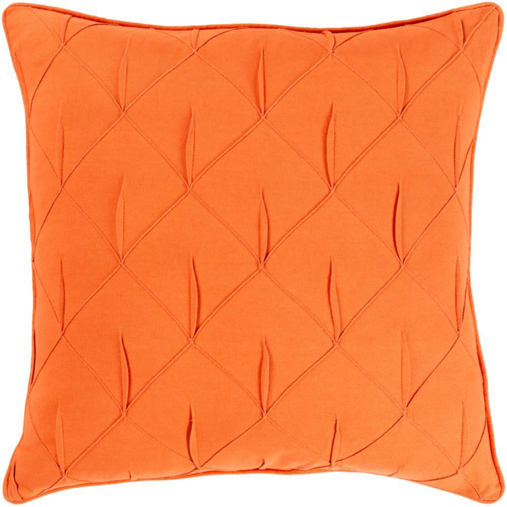 Surya Gretchen Texture Terracotta Pillow Cover GCH-004-Wanderlust Rugs
