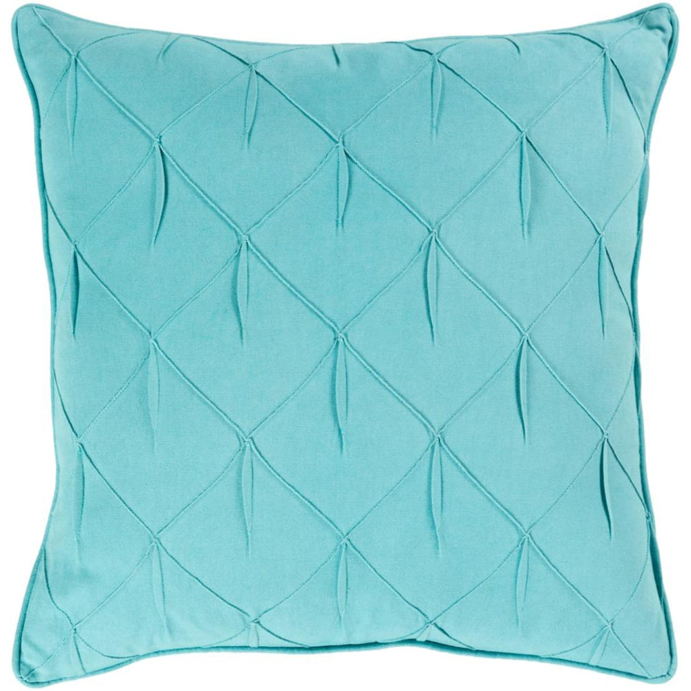 Surya Gretchen Texture Teal Pillow Cover GCH-006-Wanderlust Rugs