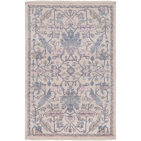 Image of Surya Gorgeous Traditional Charcoal, Khaki, Wheat, Blush Rugs GGS-1006