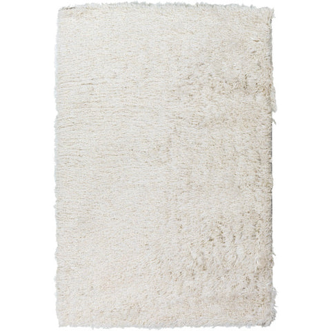 Image of Surya Glamour Modern Cream, Metallic - Silver Rugs GLA-1001