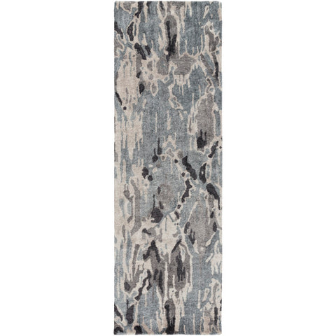 Image of Surya Gemini Modern Charcoal, Black, Taupe Rugs GMN-4008