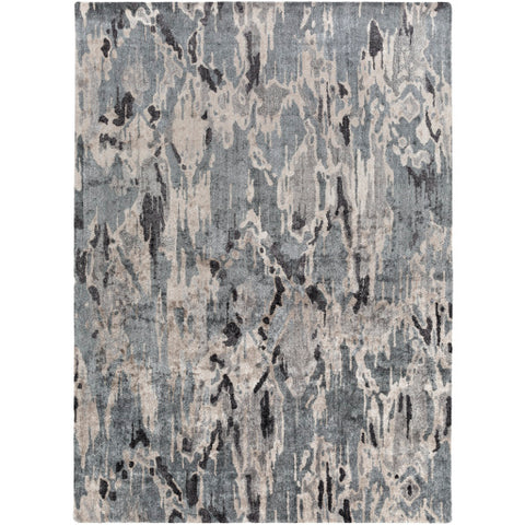 Image of Surya Gemini Modern Charcoal, Black, Taupe Rugs GMN-4008