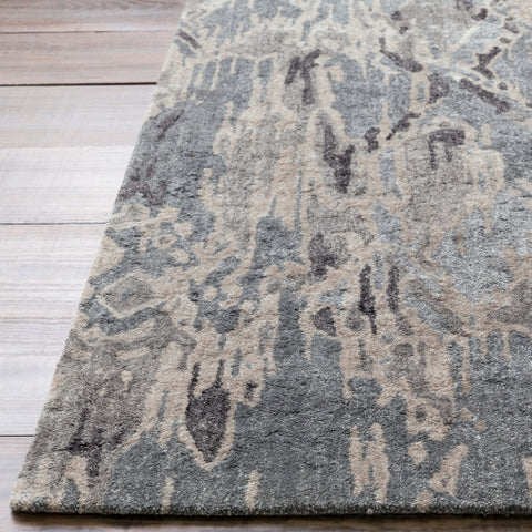 Image of Surya Gemini Modern Charcoal, Black, Taupe Rugs GMN-4008