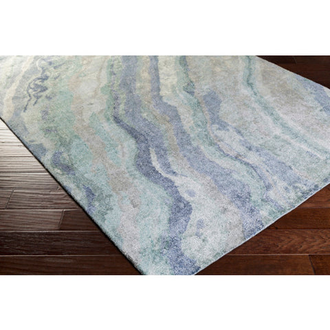 Image of Surya Gemini Modern Sea Foam, Teal, Emerald, Pale Blue, Medium Gray Rugs GMN-4039