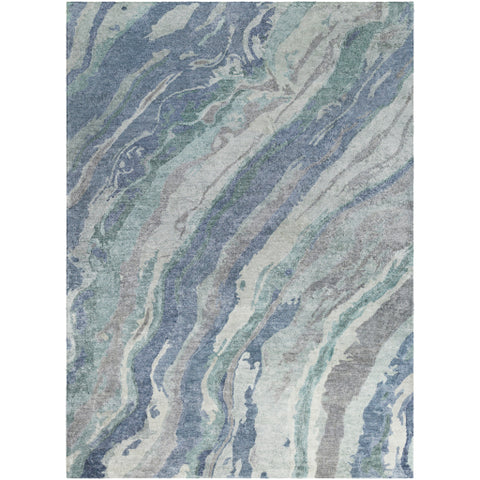 Image of Surya Gemini Modern Sea Foam, Teal, Emerald, Pale Blue, Medium Gray Rugs GMN-4039