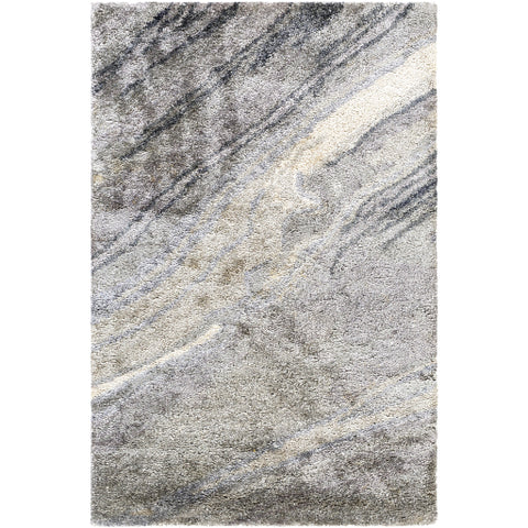 Image of Surya Gemini Modern Charcoal, Medium Gray, Light Gray, Ivory Rugs GMN-4052