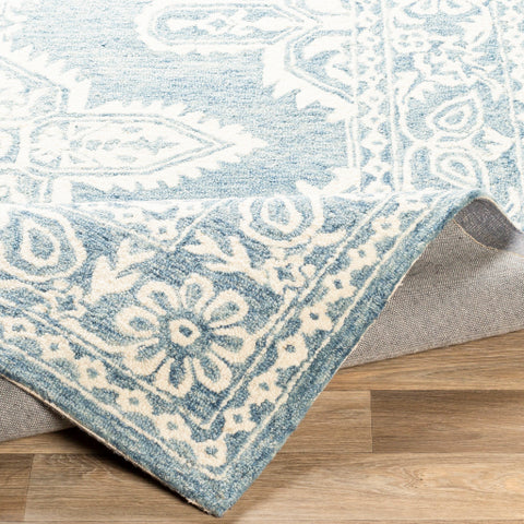 Image of Surya Granada Global Pale Blue, Beige, Sky Blue Rugs GND-2300