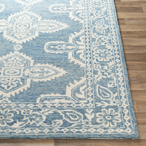 Image of Surya Granada Global Pale Blue, Beige, Sky Blue Rugs GND-2300