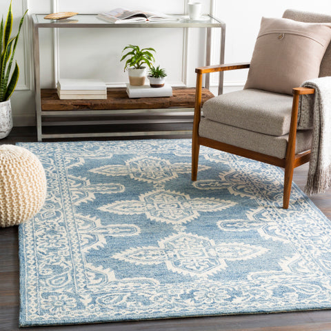 Image of Surya Granada Global Pale Blue, Beige, Sky Blue Rugs GND-2300