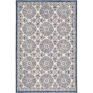 Surya Granada Traditional Dark Blue, Denim, Ivory Rugs GND-2303