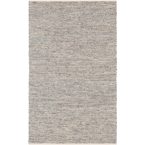 Image of Surya Giovanni Rustic Charcoal, Cream Rugs GNI-1000