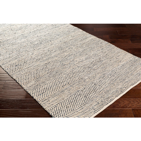 Image of Surya Giovanni Rustic Charcoal, Cream Rugs GNI-1000