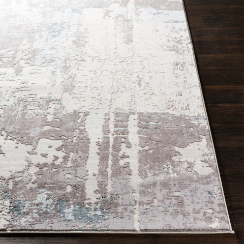 Image of Surya Genesis Modern White, Medium Gray, Pale Blue, Silver Gray, Denim Rugs GNS-2301