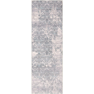 Surya Genesis Traditional Silver Gray, Medium Gray, White, Pale Blue, Denim Rugs GNS-2302