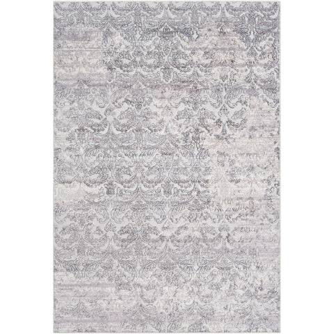 Image of Surya Genesis Traditional Silver Gray, Medium Gray, White, Pale Blue, Denim Rugs GNS-2302