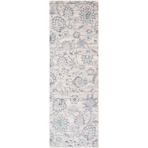 Image of Surya Genesis Traditional Silver Gray, White, Denim, Pale Blue, Medium Gray Rugs GNS-2303