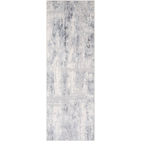 Image of Surya Genesis Modern Silver Gray, White, Pale Blue, Medium Gray, Denim Rugs GNS-2305