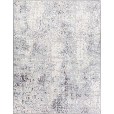 Image of Surya Genesis Modern Silver Gray, White, Pale Blue, Medium Gray, Denim Rugs GNS-2305